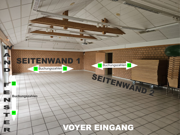 Buchung Voyer Eingang